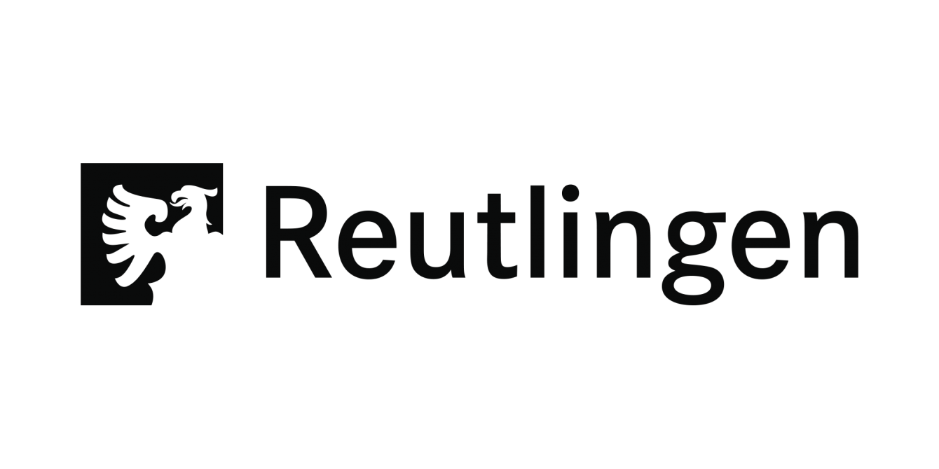 Schwarz-Weißes Logo der Stadt Reutlingen