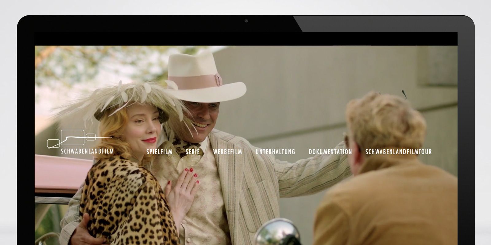Screenshot der Webseite von Schwabenlandfilm